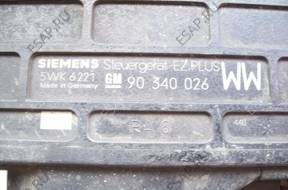 БЛОК УПРАВЛЕНИЯ opel 90340026, 5WK6221