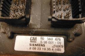 БЛОК УПРАВЛЕНИЯ   OPEL 90560476 S98001-09