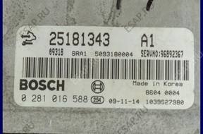 БЛОК УПРАВЛЕНИЯ   OPEL ANTARA 2.0 0281016588