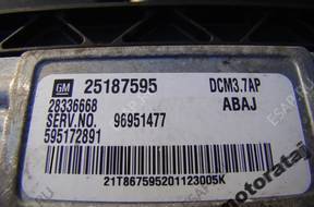 БЛОК УПРАВЛЕНИЯ OPEL ANTARA 2.2CDTI 25187595 DCM3.7 ABAJ