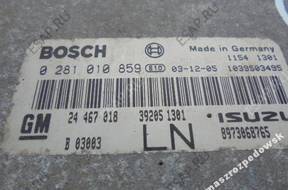 БЛОК УПРАВЛЕНИЯ   OPEL ASTRA 0281010859 24467018
