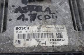 БЛОК УПРАВЛЕНИЯ OPEL ASTRA 0281011943 55556829 1.7 CDTI