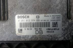 БЛОК УПРАВЛЕНИЯ OPEL ASTRA 0281012694 55560810DB БЕЗ КОДА