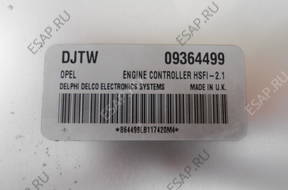 БЛОК УПРАВЛЕНИЯ OPEL ASTRA    09364499