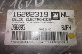 БЛОК УПРАВЛЕНИЯ Opel Astra 1,6 16v 16202319 NL