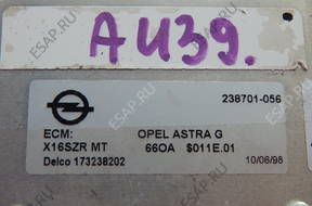 БЛОК УПРАВЛЕНИЯ OPEL ASTRA 1.6 ECU 238701-056 173238202