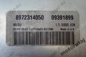 БЛОК УПРАВЛЕНИЯ OPEL ASTRA 1.7 8972314050 09391899