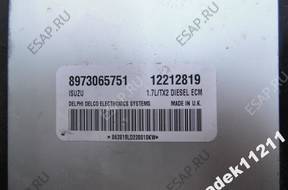 БЛОК УПРАВЛЕНИЯ OPEL ASTRA 1.7 DTI 8973065751 12212819