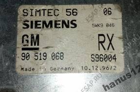 БЛОК УПРАВЛЕНИЯ OPEL ASTRA 1.8 16V 5WK9046 90519068 RX