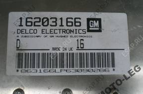 БЛОК УПРАВЛЕНИЯ OPEL ASTRA CORSA 1.4 16203166