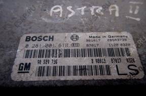 БЛОК УПРАВЛЕНИЯ OPEL ASTRA   ДВИГАТЕЛЕМ *0281001670*