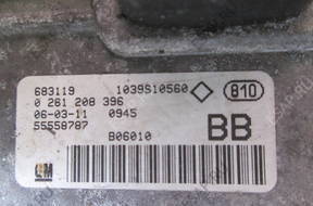 БЛОК УПРАВЛЕНИЯ OPEL ASTRA H 1.4 16V Z14XEP 0261208396 BB