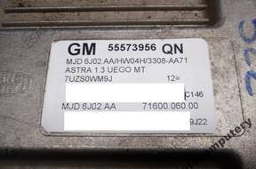 БЛОК УПРАВЛЕНИЯ OPEL ASTRA H 55573956qn mjd602.aa +PIN