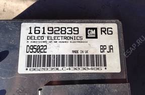 БЛОК УПРАВЛЕНИЯ OPEL ASTRA I 1.6 16   16192839 RG