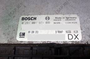 БЛОК УПРАВЛЕНИЯ OPEL ASTRA II 09180353 0281001971 БЕЗ КОДА