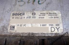 БЛОК УПРАВЛЕНИЯ OPEL ASTRA II 09181243 0281010050 БЕЗ КОДА