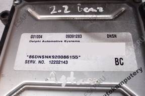 БЛОК УПРАВЛЕНИЯ OPEL ASTRA II 09391283 dnsn БЕЗ КОДА