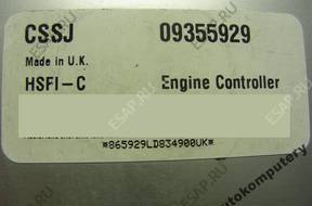 БЛОК УПРАВЛЕНИЯ OPEL ASTRA II 1.6 09355929 cssj БЕЗ КОДА