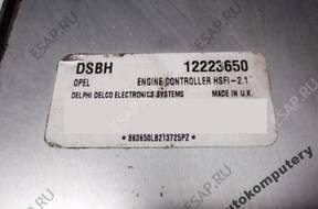 БЛОК УПРАВЛЕНИЯ OPEL ASTRA II 1.6 12223650 dsbh БЕЗ КОДА