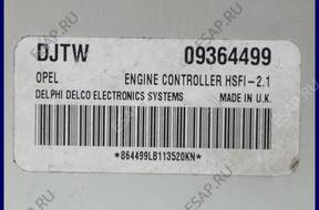 БЛОК УПРАВЛЕНИЯ   OPEL ASTRA II 1.6 DJTW 09364499