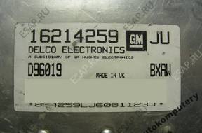 БЛОК УПРАВЛЕНИЯ OPEL ASTRA II 16214259ju d96019 БЕЗ КОДА