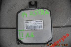 БЛОК УПРАВЛЕНИЯ OPEL ASTRA II 1.6V 09355929
