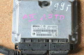 БЛОК УПРАВЛЕНИЯ   OPEL ASTRA II 1.7 0281001670 LS