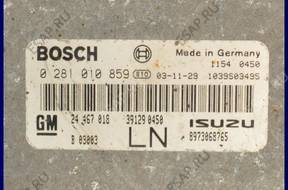 БЛОК УПРАВЛЕНИЯ   OPEL ASTRA II 1.7 0281010859