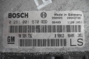 БЛОК УПРАВЛЕНИЯ   OPEL ASTRA II 1.7