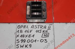 БЛОК УПРАВЛЕНИЯ OPEL ASTRA II 1.8 16V   S99001-03
