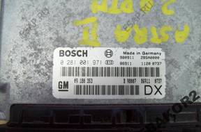 БЛОК УПРАВЛЕНИЯ OPEL ASTRA II 2,0 TD BOSCH 0281001971