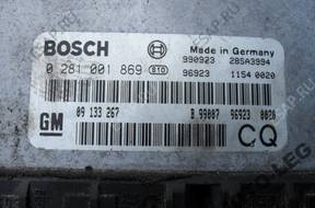 БЛОК УПРАВЛЕНИЯ OPEL ASTRA II 2.0 DTL 0281001869 09133267