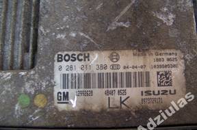 БЛОК УПРАВЛЕНИЯ OPEL ASTRA III H 1.7  0281011380 LK