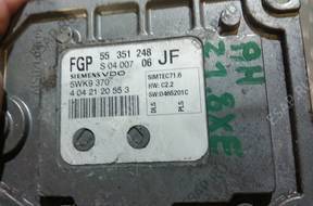 БЛОК УПРАВЛЕНИЯ Opel Astra III H 1.8 16V   ДВИГАТЕЛЬ
