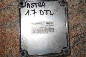 БЛОК УПРАВЛЕНИЯ   OPEL ASTRA ISUZ1.7 DTL 09391249