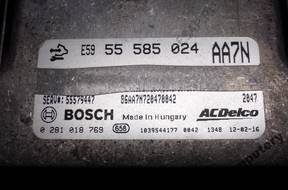 БЛОК УПРАВЛЕНИЯ OPEL ASTRA IV 2.0CDTI 55585024 0281018769