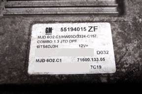 БЛОК УПРАВЛЕНИЯ OPEL COMBO 55194015zf mjd602.c1 БЕЗ КОДА