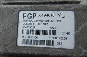 БЛОК УПРАВЛЕНИЯ OPEL COMBO 55194018YU