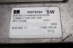 БЛОК УПРАВЛЕНИЯ OPEL COMBO 55578394sw mjd602.c1 +PIN