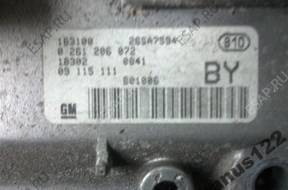 БЛОК УПРАВЛЕНИЯ OPEL CORSA 0261206072 09115111BY БЕЗ КОДА