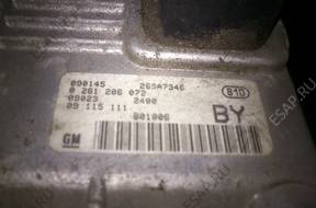 БЛОК УПРАВЛЕНИЯ  OPEL CORSA 1,0 1,2  0261206072 BY