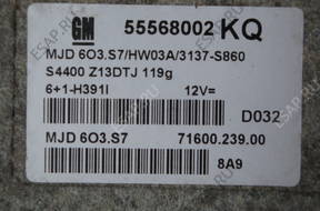 БЛОК УПРАВЛЕНИЯ OPEL CORSA 1.3CDTI 55568002 KQ MJD603.S7