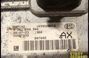 БЛОК УПРАВЛЕНИЯ OPEL CORSA  55557933 0261208940 AX