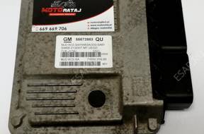 БЛОК УПРАВЛЕНИЯ OPEL CORSA 55573953QU 55573953 MJD603.SA