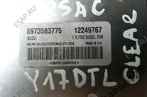 БЛОК УПРАВЛЕНИЯ OPEL CORSA Y17DTL 12249767 UJ DZFK БЕЗ КОДА