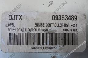 БЛОК УПРАВЛЕНИЯ   OPEL DJTX 09353489