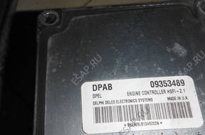 БЛОК УПРАВЛЕНИЯ   OPEL DPAB 09353489