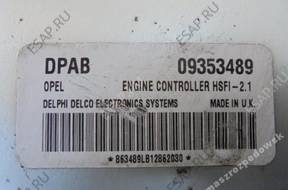 БЛОК УПРАВЛЕНИЯ   OPEL DPAB 09353489