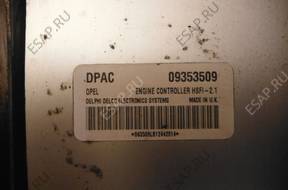 БЛОК УПРАВЛЕНИЯ   OPEL DPAC 09353509