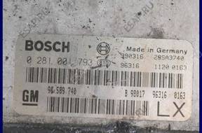 БЛОК УПРАВЛЕНИЯ   OPEL FRONTERA 2.2 0281001793 LX